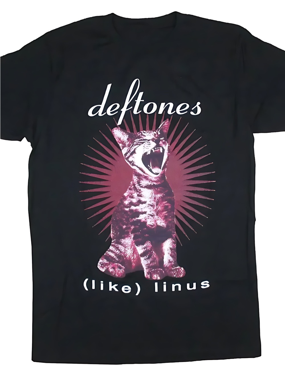 Deftones T-Shirt Vintage Deftones Cat T Shirt 90